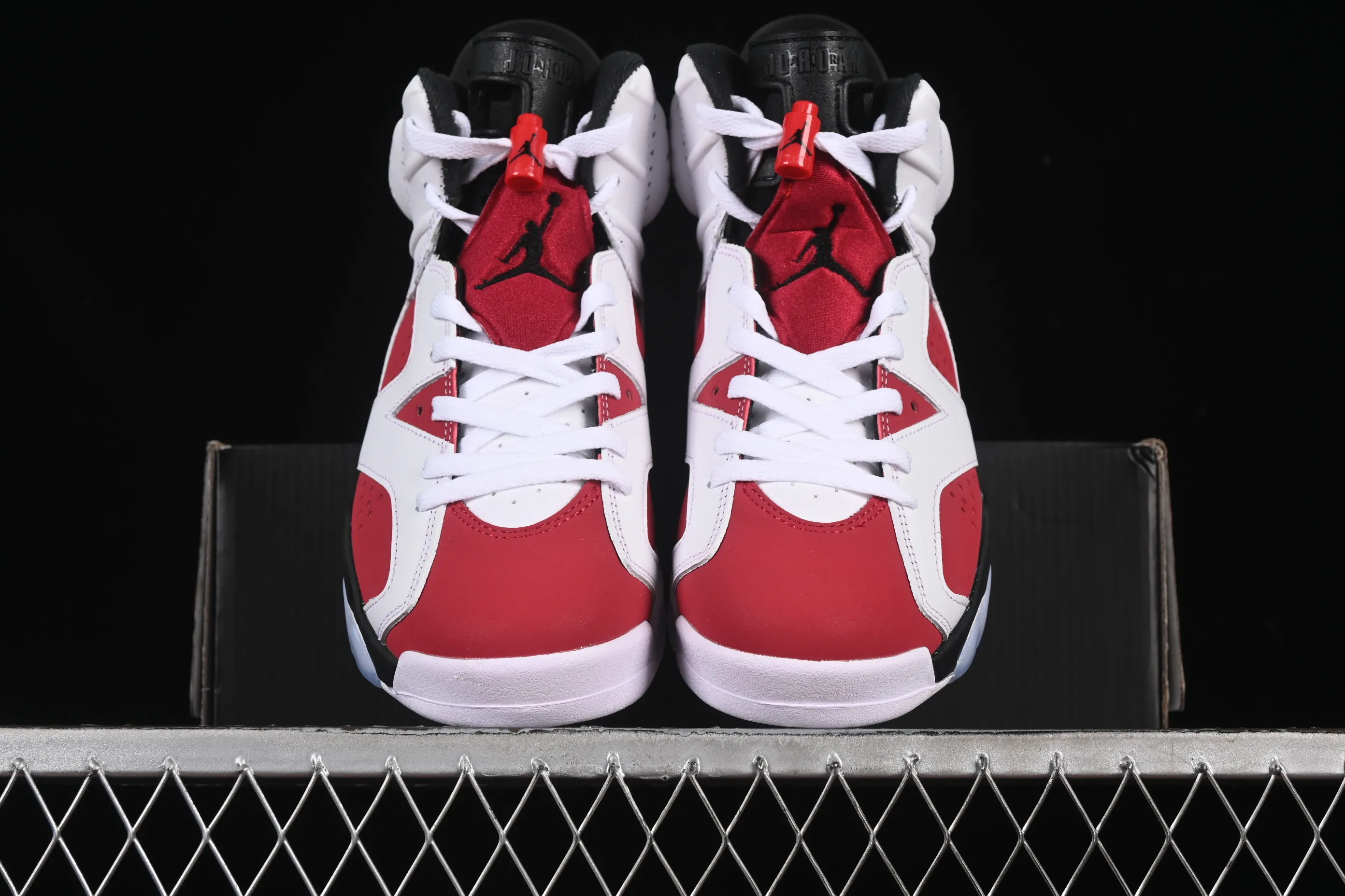 All categories Air Jordan Jordan series basketball shoes Air Jordan 6 F version Air Jordan "Carmine" AJ6 Joe 6 Rouge White and Red Replica high-top basketball shoes CT8529-106